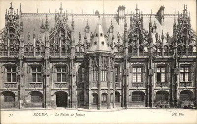 Rouen — O Palácio de Justiça — ND Phot