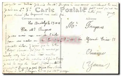 Les Andelys — École Militaire préparatoire d'Infanterie — ND. Phot. — Achterkant