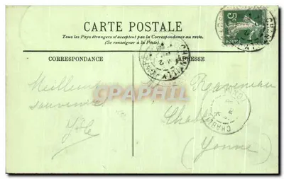 Chantilly — Zamek — Façada Północno-Wschodnia — LL. — nr 132 — Rewers