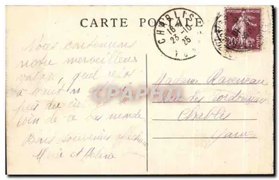 Nos arredores do Lautaret — A tabela de orientação e o Grande Galibies (3229 m) — A. Moillaret, Grenoble — Verso
