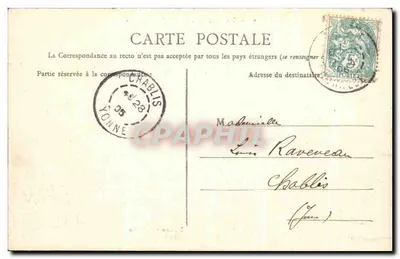 La Corrèze — BUGEAT — Avenida — Edição Echarloutie — Verso