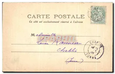 Castelo de Meaumont — Corrèze — editor M.T. n°97 — Verso