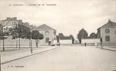 Limoges — Quartel do 21º Caçadores — V. P., Limoges