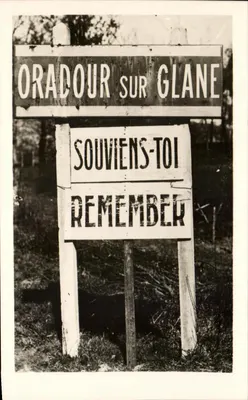 Oradour-sur-Glane — Memória e lembrança — Editada em benefício da A.N.F.M. de Oradour-sur-Glane