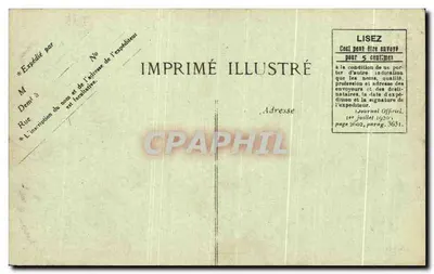 Most Alexandre III — Paryż — Wydawca ELD, numer seryjny nie widoczny — Rewers