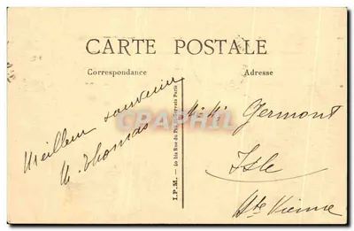Place de la Bastille — Säule von Juli — Verlag Paris, n°72 — Rückseite
