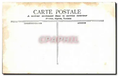 París - Boulevard Sebastopol & Place du Châtelet — vista con monumento y omnibus — Reverso