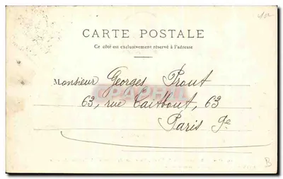 Bazailles — Ruínas do castelo onde Turenne foi criado — S.-P., editor, L. Dufour em Reims (Marne) — Verso