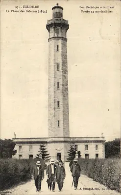 Ilha de Ré — Farol das Baleias (1854) — A. Bonnaud, La Rochelle