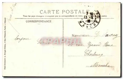 Montlignon — Rue des Écoles — Vialard, Novidades, Ferragens — Verso