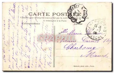 Montmorency — Piazza della Stazione e Boulevard de l'Ermitage — C.M. n°403 — Verso