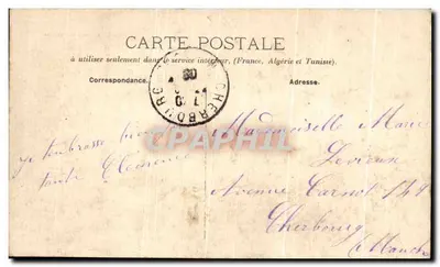 Montmorency — O Ermitágio em Montmorency — J.-O. édit., 18, rue du Château, Enghien — Verso