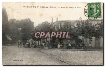 Patte d'Oie d'Herblay — Rua de Bezons para Paris — Gipoulet editor
