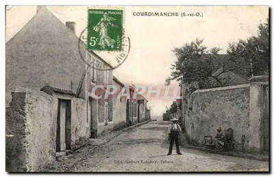 Bilhete postal antigo Courdimanche