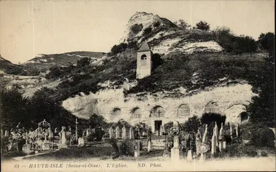 Haute-Isle (Seine-et-Oise) — A Igreja — ND. Phot.