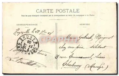 Guiry, por Magny-en-Vexin — A Vista do Castelo (fachada Norte) — Pontoise, A. Seyes, imp. edit. — Verso
