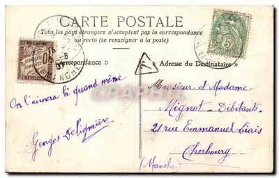 St-Leu (S.-&-O.) — Rue de Pontoise — Edit. G. Marie, St-Leu — Verso