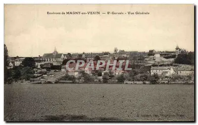 Environs de MAGNY-en-VEIXIN — S'-Gervais — Vista Geral — A. Jacquel, Editor