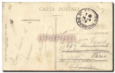 Longpont (S.-et-O.) — Katedra — Kolekcja Paul Allorge, seria CL-14 — Rewers