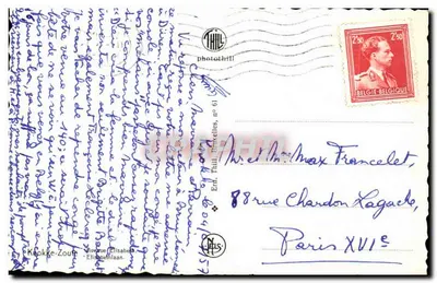 Knokke-Zoute — Avenida Elisabeth — Thill Photolith, n° 61 — Verso