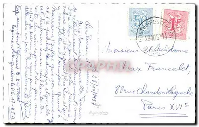 Jardim do Hotel de Ville de Dortmund — estátua no meio de um parque — editor Originalfoto — Verso
