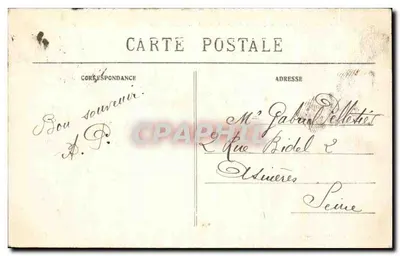 Saint-Christophe-le-Jajolé - Zamek Sassy - Zewnętrzna kwatera — Wydawca: L. Bouchon, Arras — Rewers