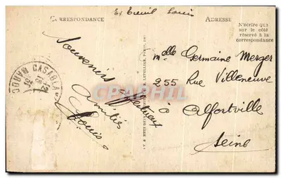 Marabu Sidi-Kairouan — Casablanca — L.L. — nr 102 — Rewers
