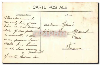 Ginevra — Sentier des Saules — Charnaux Frères & Co., Ginevra, n° 5747 — Verso