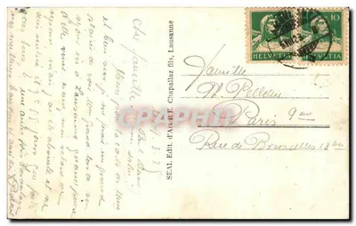 LAC de BRET e as Alpes da Saboia — 12506 — Editor: SEAL Edit. d'Annecy — Verso