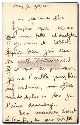ORAN - Monumento aos Mortos da Grande Guerra — editor desconhecido, n° 201 — Verso