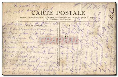 Commercy (Meuse) — Cemitério Militar — editor Polycarpe, n° 3990 — Verso