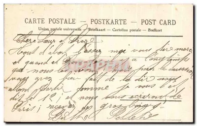 Montceau-les-Mines — Puits Saint-Elisabeth — éditeur non visible — Verso