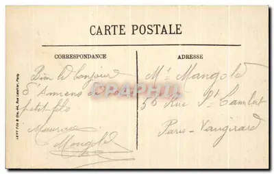 Amiens — Het Lyceum voor Meisjes — Amer Picon, n°65 — Achterkant