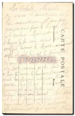 Paryż — Widok na Wielką Kolejkę i Wieżę Eiffla — G. M. n°17 — Rewers