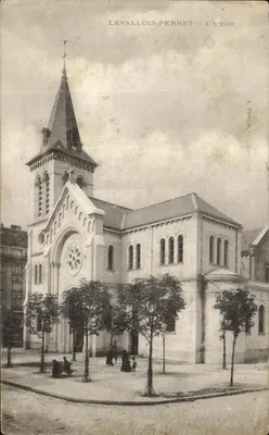 Levallois-Perret — A Igreja — L. Turum, Paris