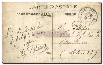 Levallois-Perret — A Igreja — L. Turum, Paris — Verso