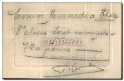 Lédoigt & Laprugne, Srs — Specjalna firma pogrzebowa — Stara siedziba Driffaud — Paryż — Rewers