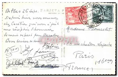 Bilbao — Bazylika Nuestra Señora de la Antigua — wydawca Gilles Vong, n°38 — Rewers
