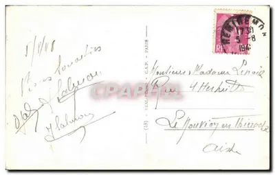 Gérardmer — La Cascada del Salto de las Cuves — editor L'As, n°81 — Reverso