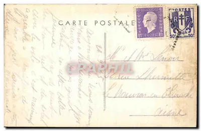 Millevaches (Corrèze) — Telhado de palha — Coll. Salagnac — Verso