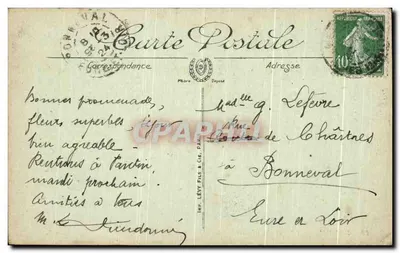 Menton — Przez oliwki — Selnota, n°12 — Rewers