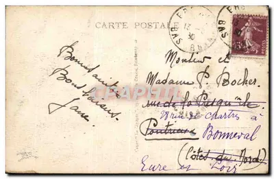 Mulhouse - De Toegang tot de Stad — onbekende uitgever, serie nr. 1 — Achterkant