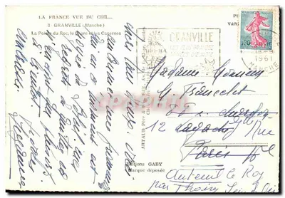 Wyspa Roc, światło i kaserny — Granville — Éditions Gaby — Rewers