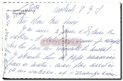 Granville - Effets de Mer — Édition Emma BESARD — Verso