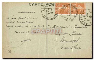 Pyrénées-Ariégeoises — Grupy Liatoures — Fototypia Labouche Frères, Toulouse, nr 1095 — Rewers