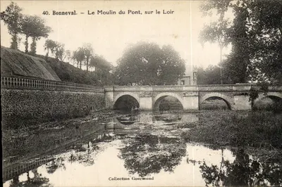 Bonneval — A Moinha do Ponte, sobre o Loir — Coleção Gourmond