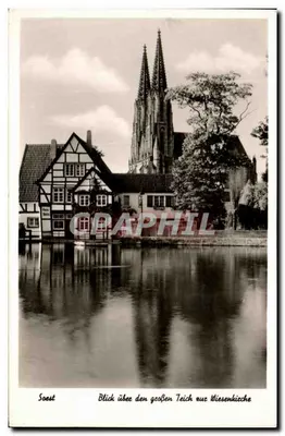 Soest — Vista sobre o grande lago a partir da Wiesenkirche — Graphikverlag Soest