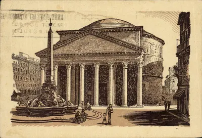 Rzym - Tempel w Agrigie - La Cartolina Italiana, n° 50