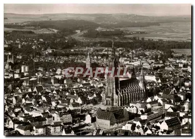Bilhete postal semimoderno Ulm Donau