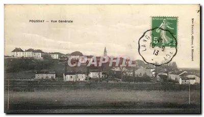 Poussay — Widok ogólny — Foto Thibaud, wydawca z Mirecourt